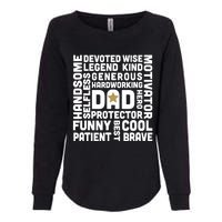 Father's Day For Dads Worlds Greatest Dad Proud Father Womens California Wash Sweatshirt