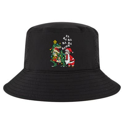 Funny Dinosaur Fa Ra Ra Rawr Rawr Christmas Funny Trex Xmas Gift Cool Comfort Performance Bucket Hat