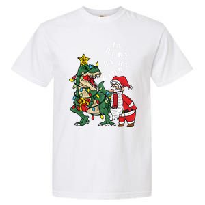 Funny Dinosaur Fa Ra Ra Rawr Rawr Christmas Funny Trex Xmas Gift Garment-Dyed Heavyweight T-Shirt