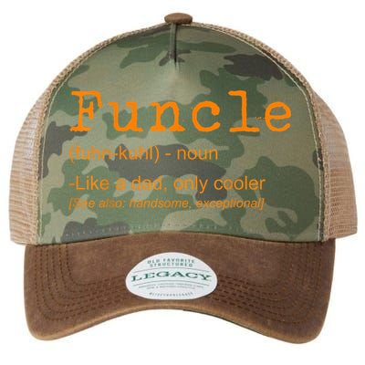 FUNCLE Definition Funny Joke Gift For Uncle Legacy Tie Dye Trucker Hat