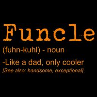 FUNCLE Definition Funny Joke Gift For Uncle Backpack