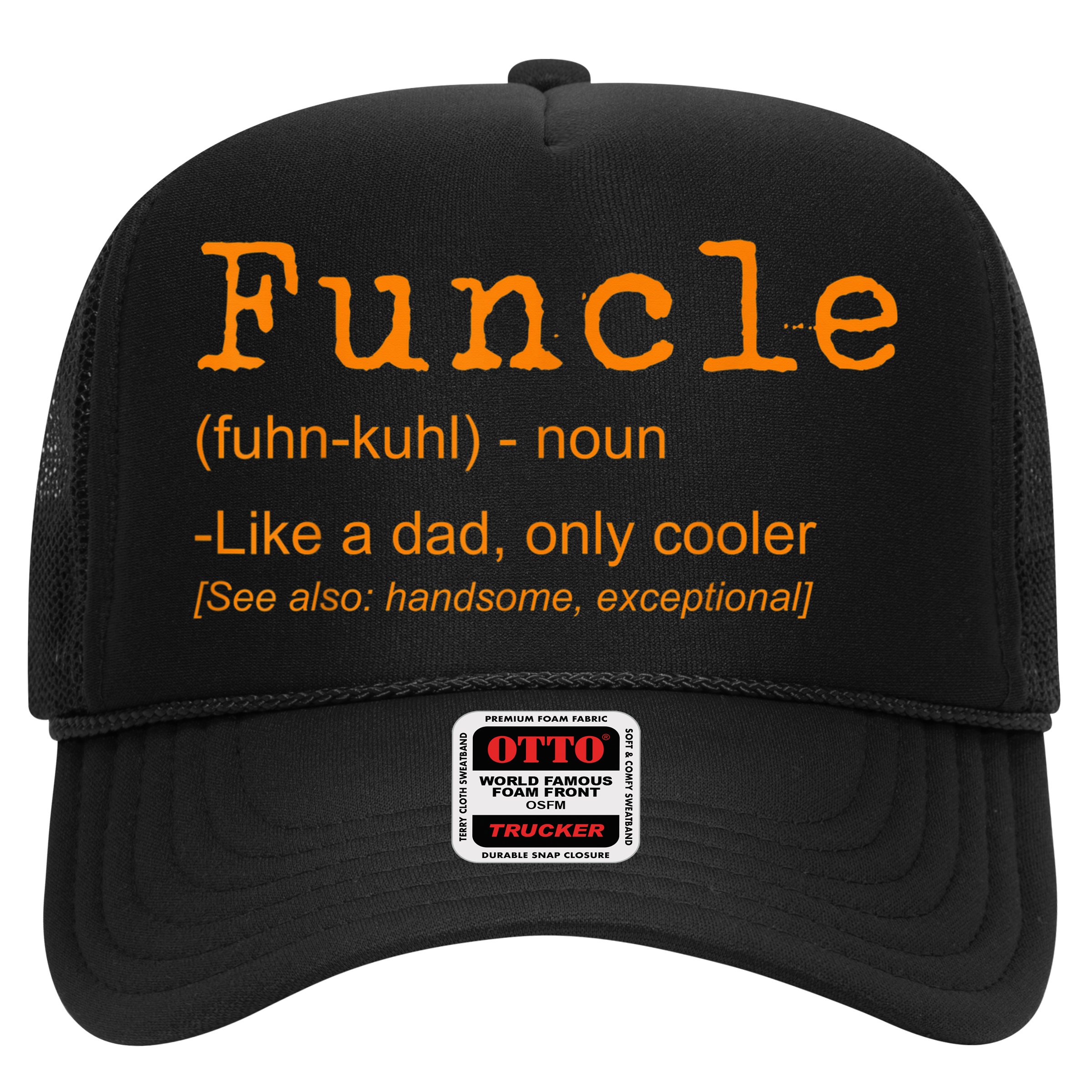 FUNCLE Definition Funny Joke Gift For Uncle Hat