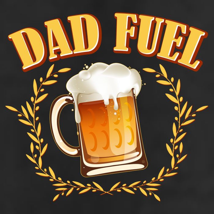 Funny Dad Fuel Beer Lover 7 Panel Mesh Trucker Snapback Hat