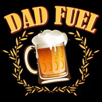 Funny Dad Fuel Beer Lover Doggie Tank