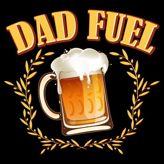 Funny Dad Fuel Beer Lover Doggie Tank