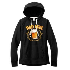 Funny Dad Fuel Beer Lover Women's Fleece Hoodie