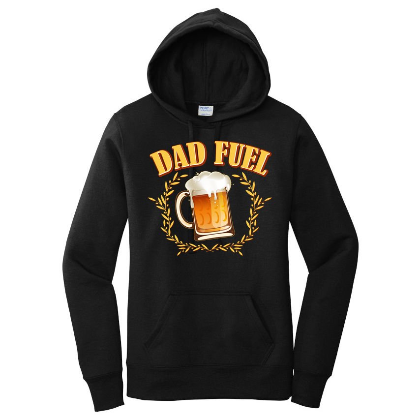 Funny Dad Fuel Beer Lover Women's Pullover Hoodie