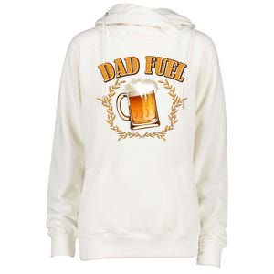 Funny Dad Fuel Beer Lover Womens Funnel Neck Pullover Hood