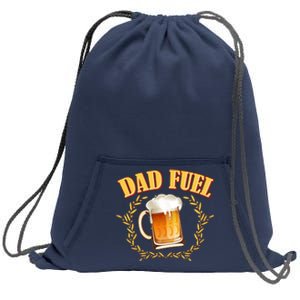 Funny Dad Fuel Beer Lover Sweatshirt Cinch Pack Bag