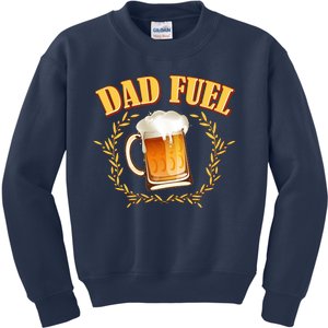 Funny Dad Fuel Beer Lover Kids Sweatshirt