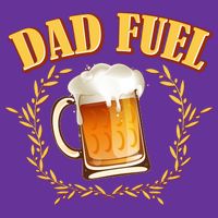 Funny Dad Fuel Beer Lover Button
