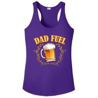 Funny Dad Fuel Beer Lover Ladies PosiCharge Competitor Racerback Tank