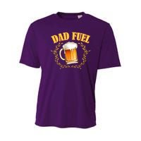 Funny Dad Fuel Beer Lover Youth Performance Sprint T-Shirt