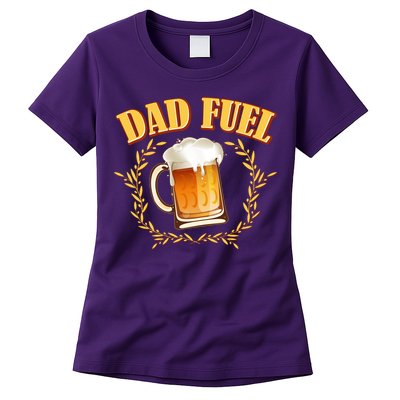 Funny Dad Fuel Beer Lover Womens T-Shirt