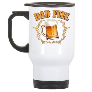 Funny Dad Fuel Beer Lover Stainless Steel Travel Mug