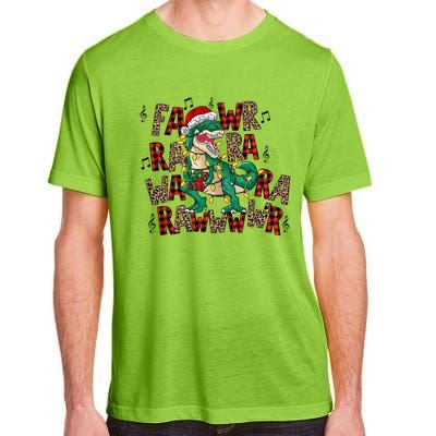 Funny Dinosaur Fa Ra Ra Rawr Rawr Christmas Trex Xmas Gift Adult ChromaSoft Performance T-Shirt