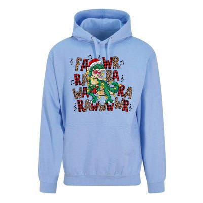 Funny Dinosaur Fa Ra Ra Rawr Rawr Christmas Trex Xmas Gift Unisex Surf Hoodie