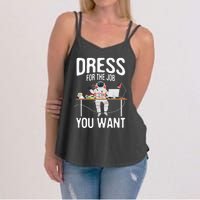 funny Dress For The Job You Want Astronaut place Women's Strappy Tank