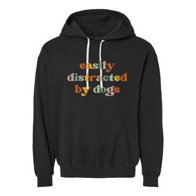 Funny Dog Garment-Dyed Fleece Hoodie