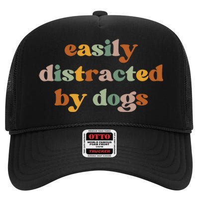 Funny Dog High Crown Mesh Back Trucker Hat