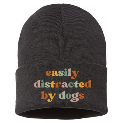 Funny Dog Sustainable Knit Beanie