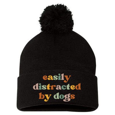 Funny Dog Pom Pom 12in Knit Beanie