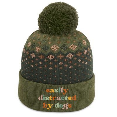 Funny Dog The Baniff Cuffed Pom Beanie