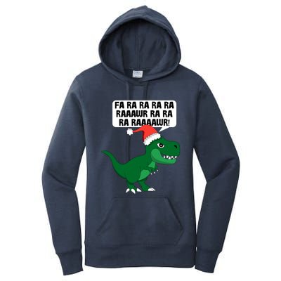 Funny Dinosaur Fa Ra Rawr Christmas Funny Gift Women's Pullover Hoodie