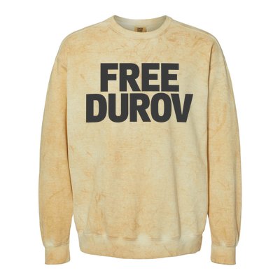 Free Durov Colorblast Crewneck Sweatshirt