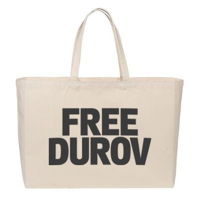 Free Durov Cotton Canvas Jumbo Tote