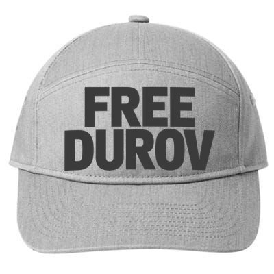 Free Durov 7-Panel Snapback Hat