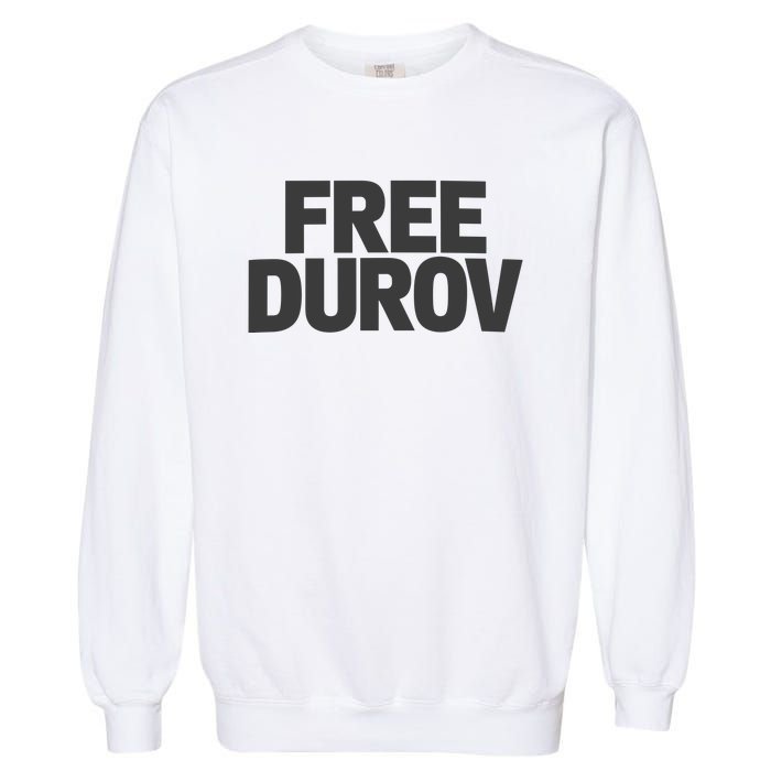 Free Durov Garment-Dyed Sweatshirt