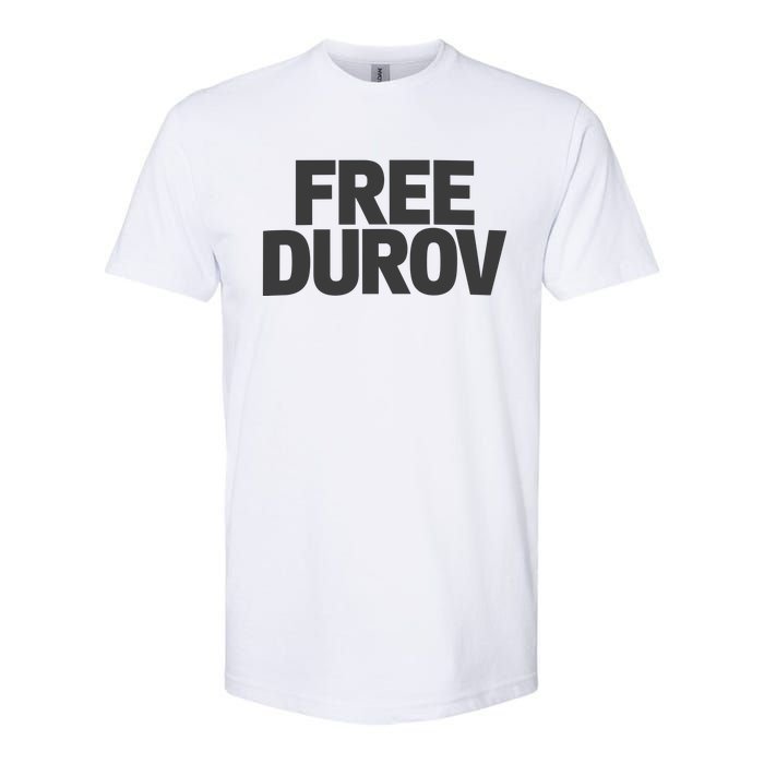 Free Durov Softstyle CVC T-Shirt