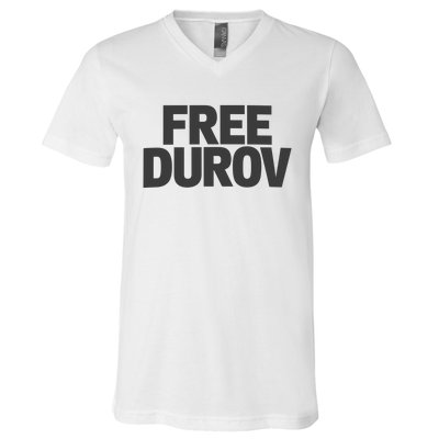 Free Durov V-Neck T-Shirt