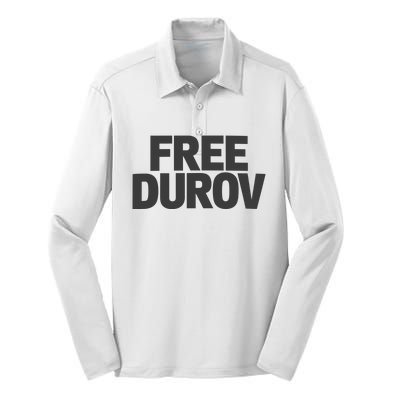 Free Durov Silk Touch Performance Long Sleeve Polo