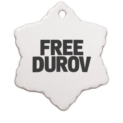 Free Durov Ceramic Star Ornament