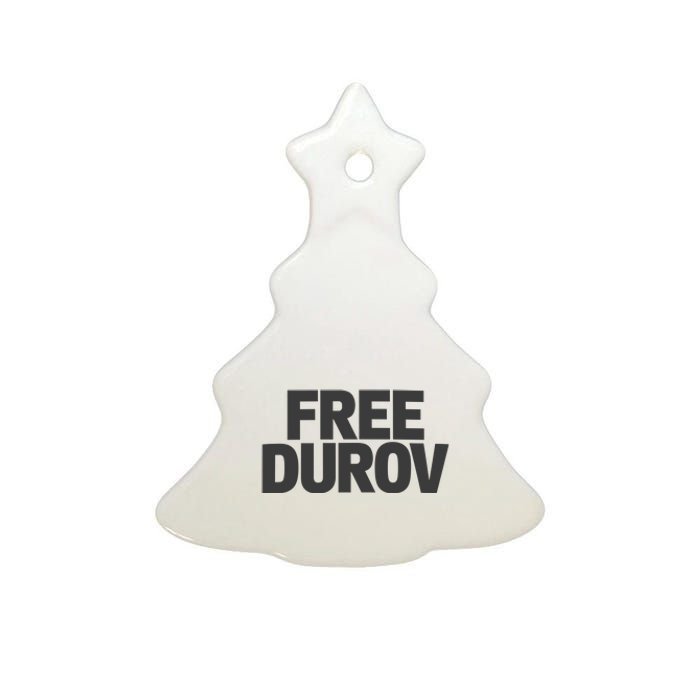 Free Durov Ceramic Tree Ornament