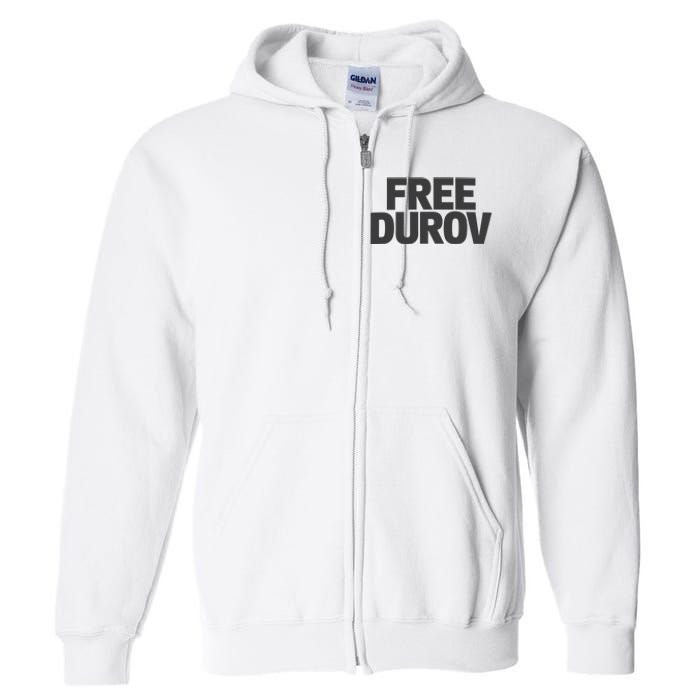 Free Durov Full Zip Hoodie