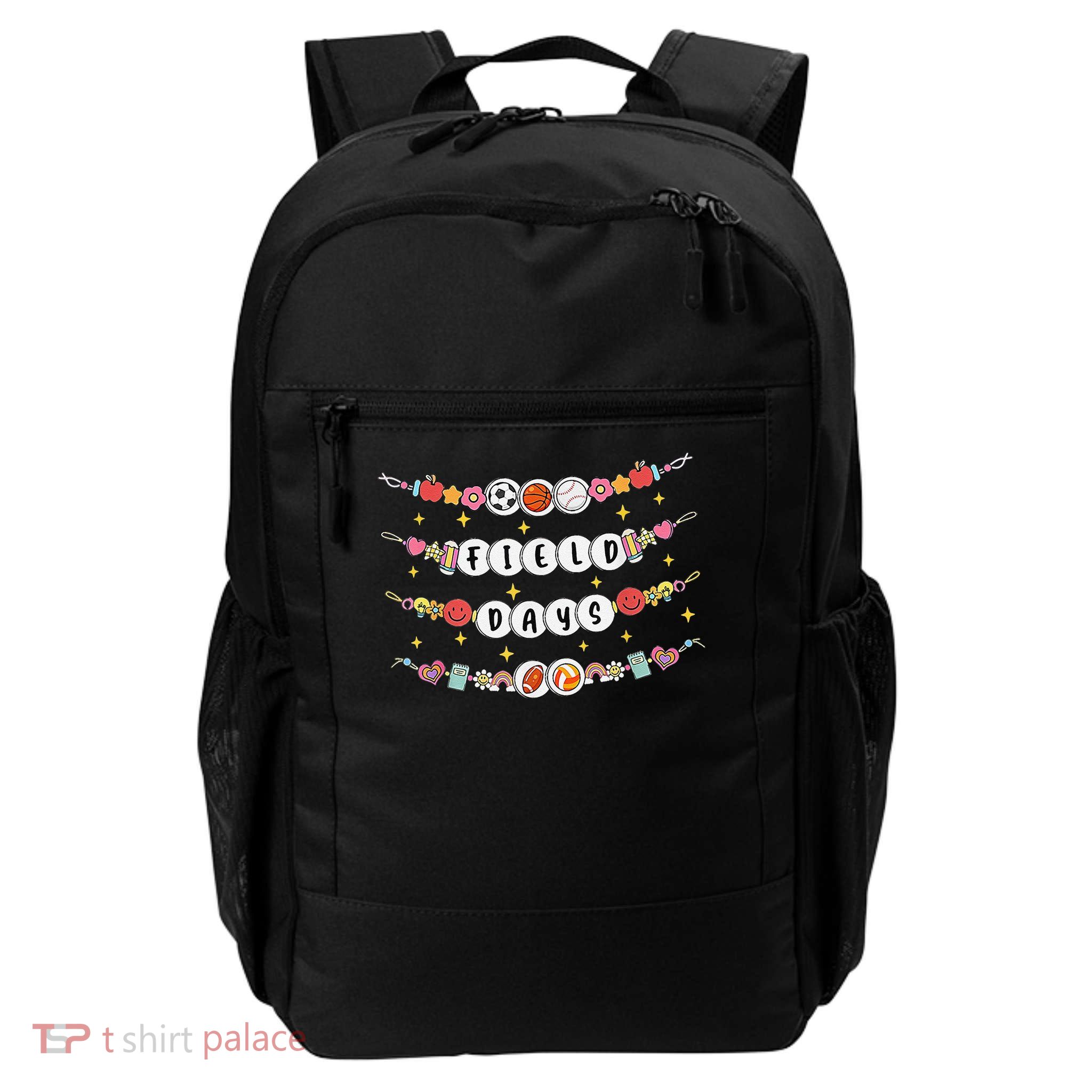 Field Day Funny Game Day Friendship Bracelets Backpack