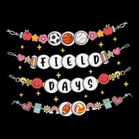 Field Day Funny Game Day Friendship Bracelets Sustainable Bucket Hat