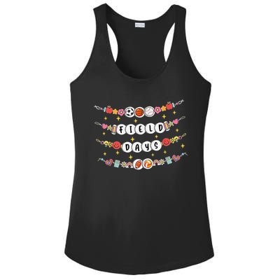 Field Day Funny Game Day Friendship Bracelets Ladies PosiCharge Competitor Racerback Tank