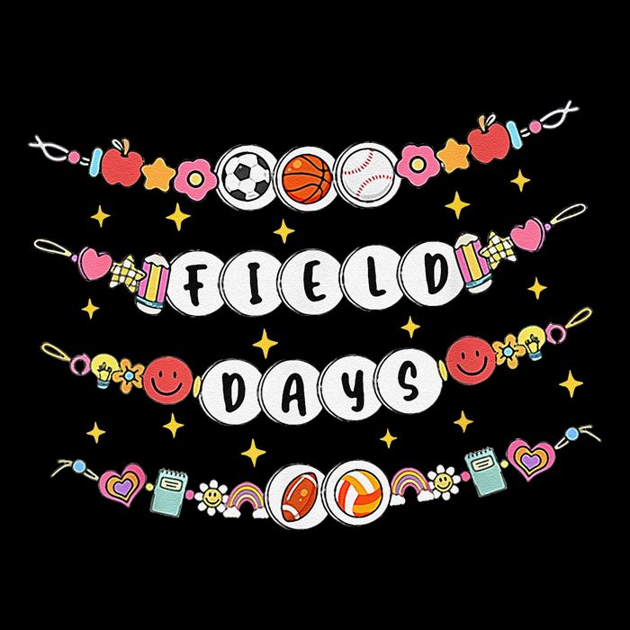 Field Day Funny Game Day Friendship Bracelets Bag