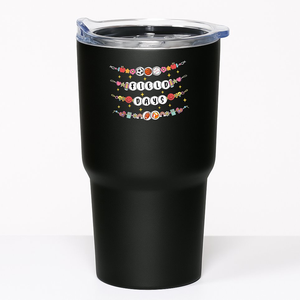 Field Day Funny Game Day Friendship Bracelets Tumbler