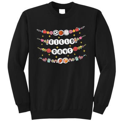 Field Day Funny Game Day Friendship Bracelets Tall Sweatshirt