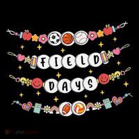 Field Day Funny Game Day Friendship Bracelets Baby Bodysuit