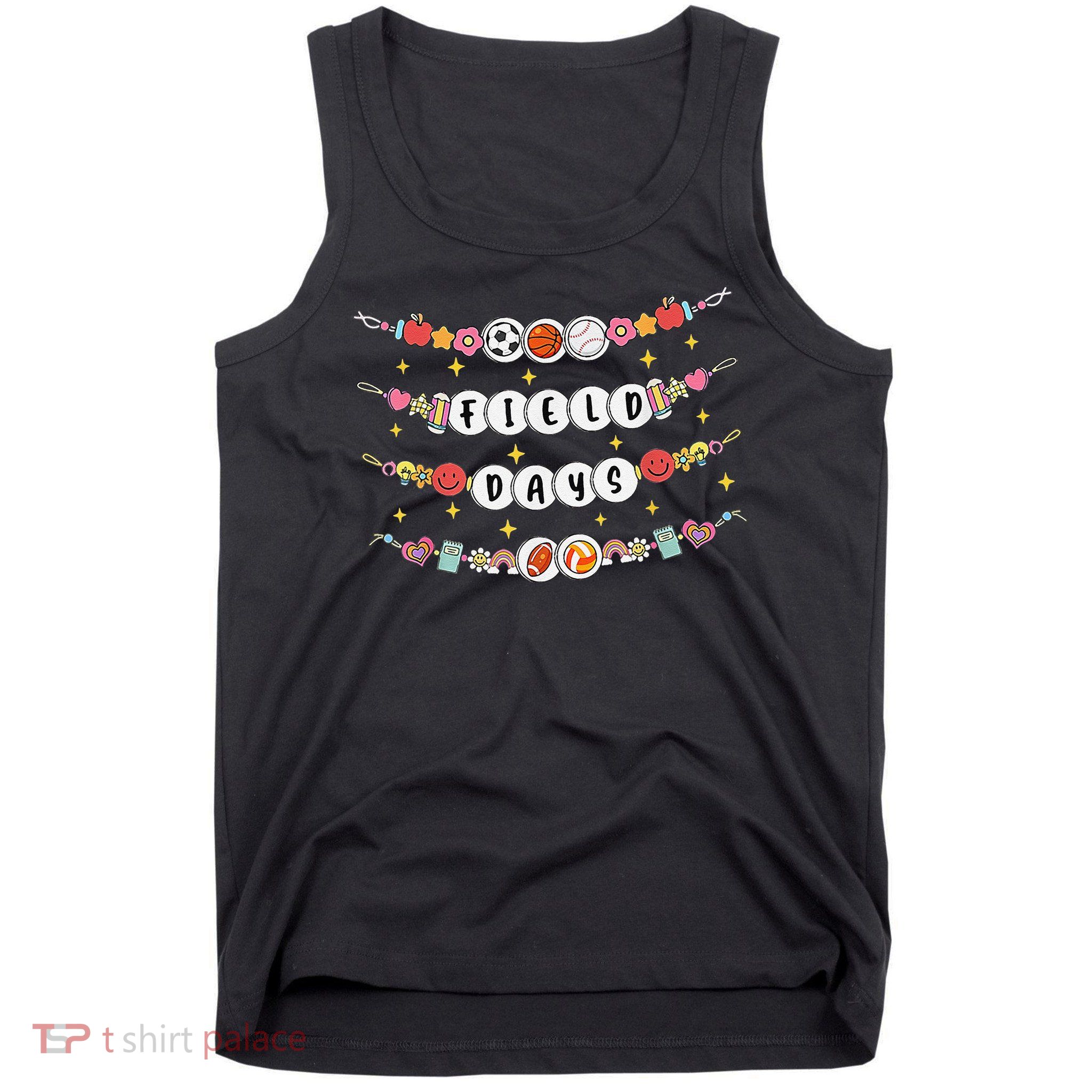 Field Day Funny Game Day Friendship Bracelets Tank Top