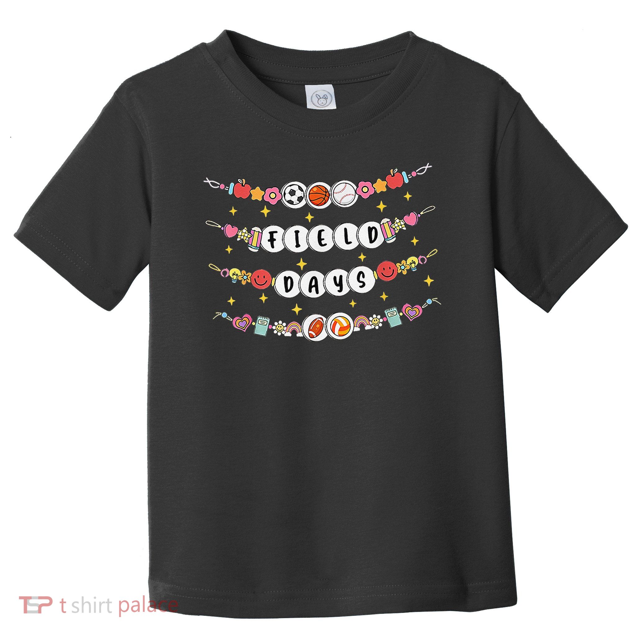 Field Day Funny Game Day Friendship Bracelets Toddler T-Shirt