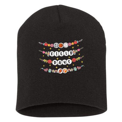Field Day Funny Game Day Friendship Bracelets Short Acrylic Beanie