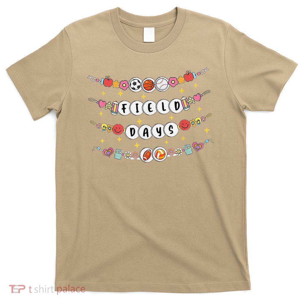 Field Day Funny Game Day Friendship Bracelets T-Shirt