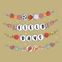 Field Day Funny Game Day Friendship Bracelets Magnet